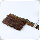 1Yard Pheasant Feather Fringe Trim Crafts Sewing/Costume/Millinery 4-6CM Golden Brown