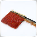 1Yds Natural Golden Pheasant Feather Fringe Trim Crafts Sewing/Costume/Millinery 4-7cm