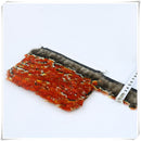 1Yard Natural Chinese Copper Pheasant Feather Fringe Trim Sewing/Costume/Millinery 5-8CM Red