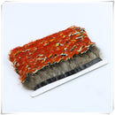 1Yard Natural Chinese Copper Pheasant Feather Fringe Trim Sewing/Costume/Millinery 5-8CM Red
