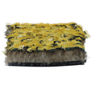 1yard Natural Chinese Copper Pheasant Feather Fringe Trim Costume/Millinery Yellow