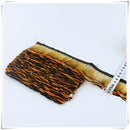 1Yards Gold Pheasant Feather Fringe Trim Crafts Sewing/Costume/Millinery 5-8cm