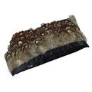 1 Yard Natural Ribbon Trim Hackle Pheasant Feather Applique Fringe Lace Crafts Natural