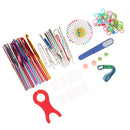 73pcs Metal Hook knitting Craft Case crochet set in Case Yarn Hook Sewing
