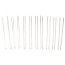 Set of 11 Single Pointed Sewing Knitting Needles - 36cm (14") - 2mm to 8mm