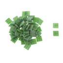 Assorted Colors 20*20mm Vitreous Glass Mosaic Tiles Mix Arts & Crafts Green