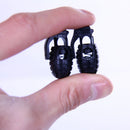Personalized Grenade Shape Shoelace Buckle Climbing Hiking Travel Accessories Black Pack Of 20PCS