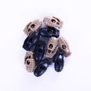 Personalized Grenade Shape Shoelace Buckle Climbing Hiking Travel Accessories Black Pack Of 20PCS