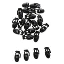 Personalized Grenade Shape Shoelace Buckle Climbing Hiking Travel Accessories Black Pack Of 20PCS