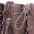 Personalized Grenade Shape Plastic Shoe Lace Climbing Hiking Travel Accessories Brown Pack Of 20PCS