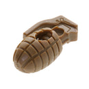 Personalized Grenade Shape Plastic Shoe Lace Climbing Hiking Travel Accessories Brown Pack Of 20PCS