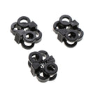Pack of 20 Big Hole Shoe Lace Shoelace Buckle Stopper Rope Clamp Lock Brown