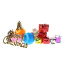 17pcs/pack Christmas Crafts Mixed Hybrid Package Ornaments for decorations of Christmas