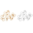 Pack of 10 Alloy Lobster Clasp Clips Keyring Key Chain Craft DIY Findings Gold