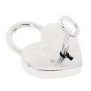 Vintage Heart Shape Padlock with Key Travel Suitcase Lock Set