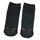 Pair of Cute Black 3D Cat Print Socks 3D Animal Ankle Socks