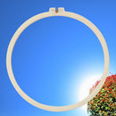 Embroidery Hoops - Embroidery Cross Stitch Craft ABS Ivory 8"