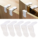 5x Baby Infant Safety Locks Proofing for Cabinet Toilet Seat Fridge Drawer