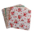 50x Cotton Fabric Cloth Bundle Square Patchwork Lint DIY Sewing Artcraft