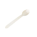 Pack of 100 Birch Wooden Disposable Cutlery Kit Wood Spork