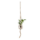 4 Legs Macrame Jute Rope Plant Holder Flower Pot Hanger Basket 100cm