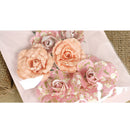 Pack of 6PCS Paper Flowers for Card Making Scrapbooking Craft Project Art Embellishment Pink