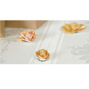 Pack of 6PCS Paper Flowers for Card Making Scrapbooking Craft Project Art Embellishment Orange