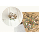 Pack of 6PCS Paper Flowers for Card Making Scrapbooking Craft Project Art Embellishment Coffee