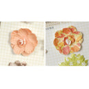 Mulyi-color Paper Flowers 6pcs Cards Crafts Embellishment
