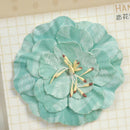 Colorful Paper Flowers 6pcs Cards Crafts Embellishment