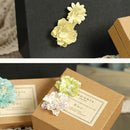 Colorful Paper Flowers 6pcs Cards Crafts Embellishment