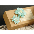 Colorful Paper Flowers 6pcs Cards Crafts Embellishment