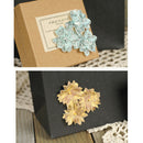 Paper Flowers 6pcs Cards Crafts Embellishment 2 Colors Choice