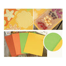 Set Of Paper Flower Craft Wedding Home Office Party Decor Embellishment Gift Orange