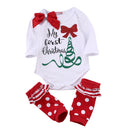 Cute Cosy Newborn Baby Girls Long Sleeve Romper Bodysuit Playsuit Clothing Outfit 90 Multi-Color