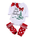 Cute Cosy Newborn Baby Girls Long Sleeve Romper Bodysuit Playsuit Clothing Outfit 90 Multi-Color