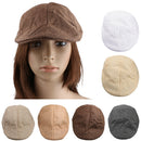 Womens Fashionable Comfortable Lightweight Beret Hat Sun Hat Summer Clothing Accessory Khaki