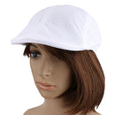 Womens Fashionable Comfortable Lightweight Beret Hat Sun Hat Summer Clothing Accessory White