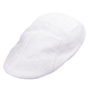 Womens Fashionable Comfortable Lightweight Beret Hat Sun Hat Summer Clothing Accessory White