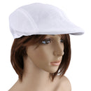 Womens Fashionable Comfortable Lightweight Beret Hat Sun Hat Summer Clothing Accessory White
