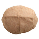 Womens Fashionable Comfortable Lightweight Beret Hat Sun Hat Summer Clothing Accessory Camel