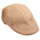 Womens Fashionable Comfortable Lightweight Beret Hat Sun Hat Summer Clothing Accessory Camel