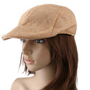 Womens Fashionable Comfortable Lightweight Beret Hat Sun Hat Summer Clothing Accessory Camel