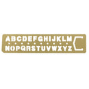 Letters Symbols Template Ruler Drafting Drawing Stencil for DIY Crafts Kids Toys
