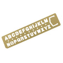 Letters Symbols Template Ruler Drafting Drawing Stencil for DIY Crafts Kids Toys