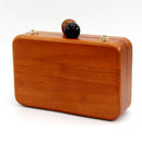 New Vintage Wooden Clutch Evening Bag Lady Girls Wedding Party Bags Mini Handbag