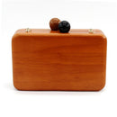 New Vintage Wooden Clutch Evening Bag Lady Girls Wedding Party Bags Mini Handbag
