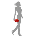 Fashion Red Lip Evening Bag For Women Mini Crossbody Purse Shoulderbag