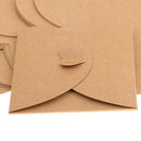 Pack of 100 Heart CD DVD CDR Kraft Sleeves Packaging Boxes