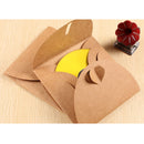 Pack of 100 Heart CD DVD CDR Kraft Sleeves Packaging Boxes